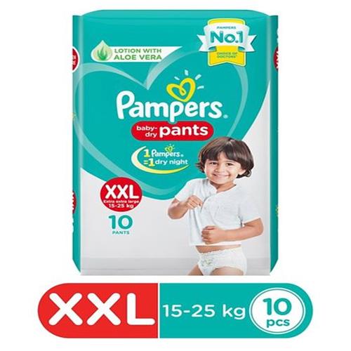PAMPERS PANTS 15-25kg XXL 10 PANTS